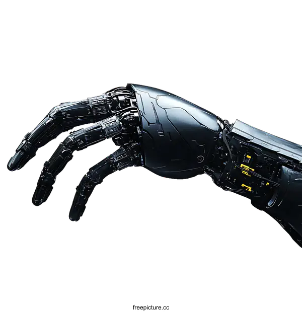 [Transparent Background PNG]Futuristic Robot Hand Illustration