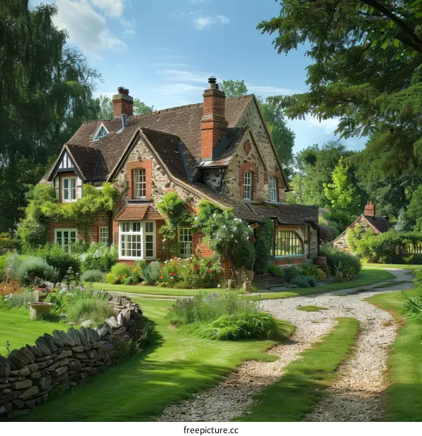 Charming English Country Cottage in Picturesque Setting
