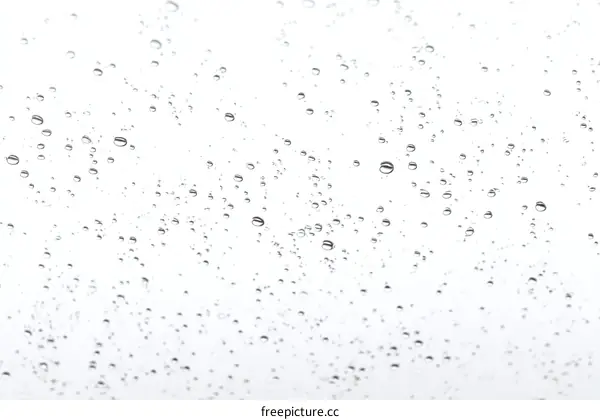 Water Drops on Glass Texture Background