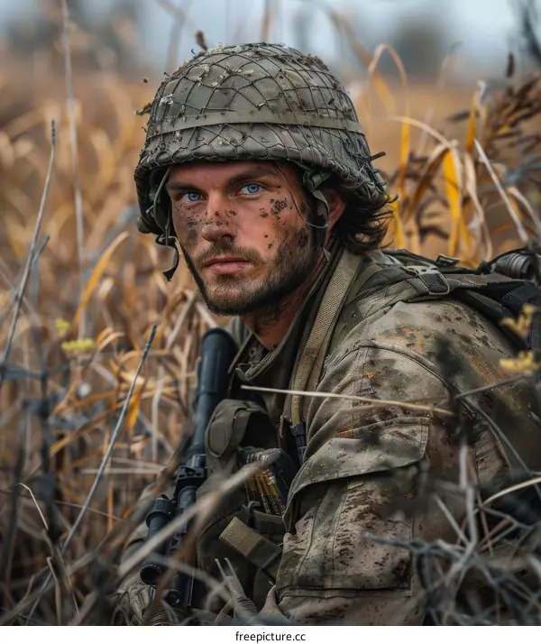 Soldier in the field