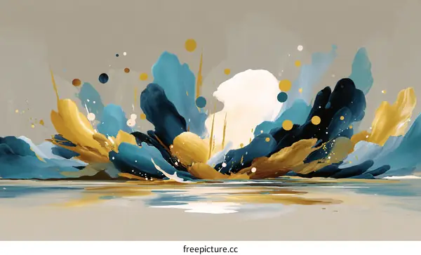 Abstract Art Explosion of Color