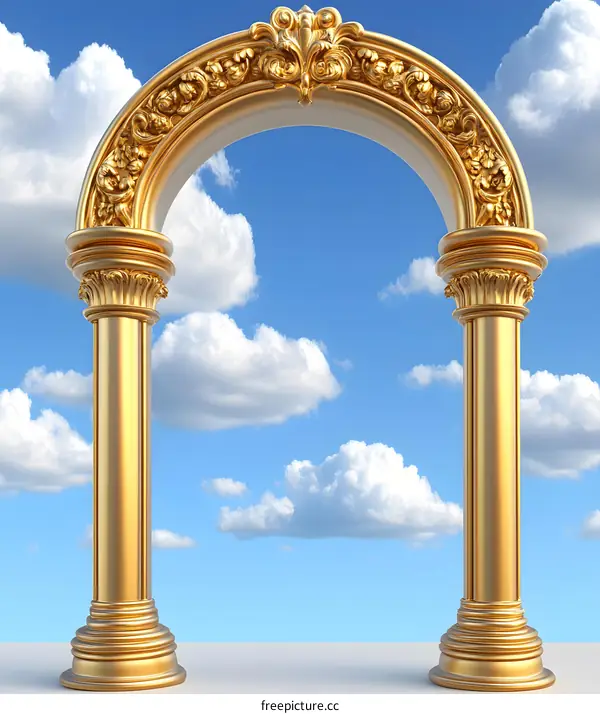 Golden Archway To Heaven