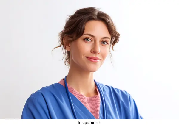 Portrait of a Confident Female Healthcare Professional