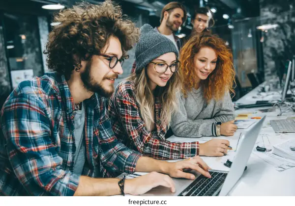 Creative Team Working on Project