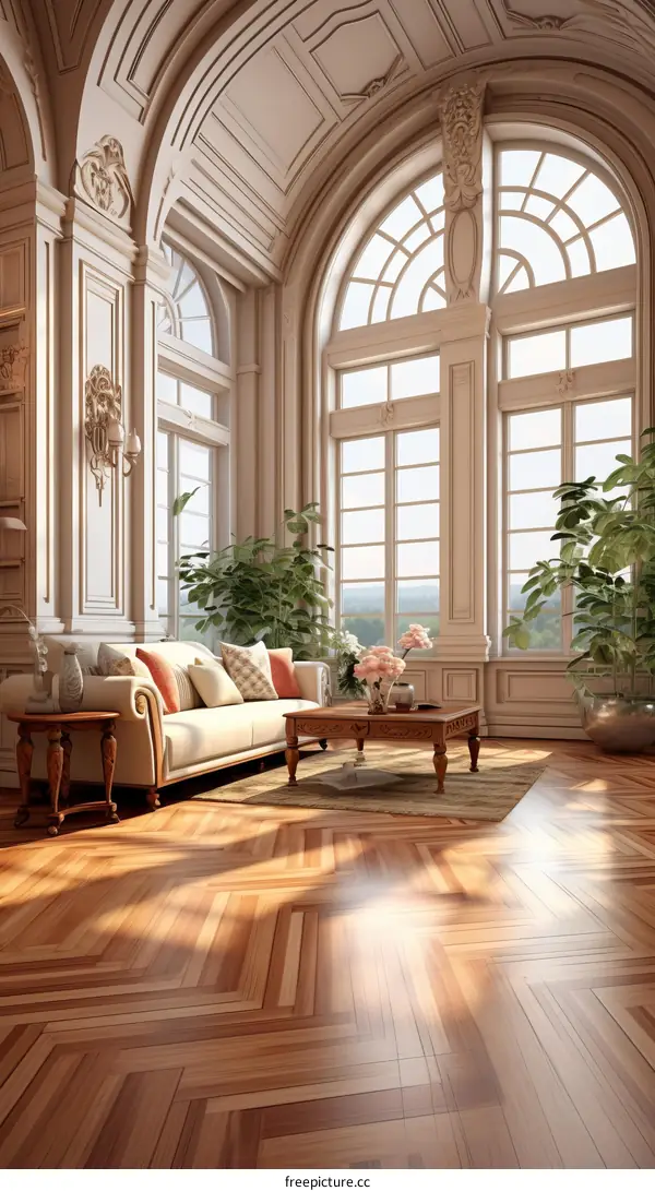 Ornate Living Room Interior