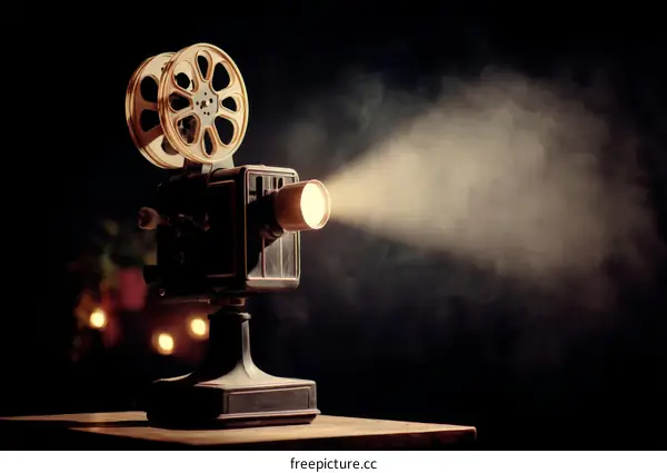 Vintage Film Projector Spotlight