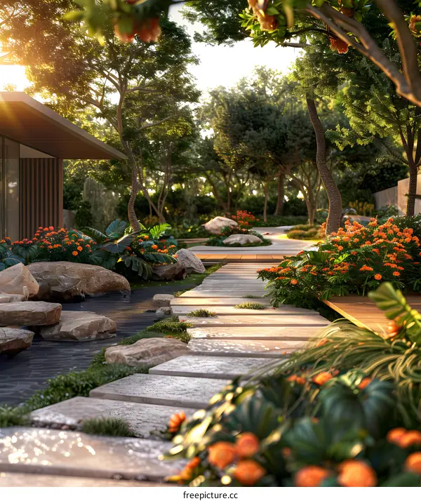 Landscape architecture renderings