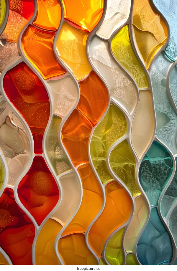 Colorful Glass Texture Background