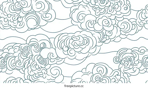 Beautiful Clouds Design Pattern