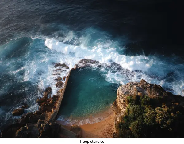Coastal Rock Pool at Sunrise