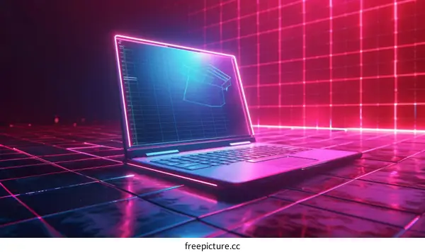 Education neon background