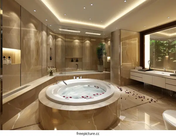 Luxury Modern Bathroom Design Interior