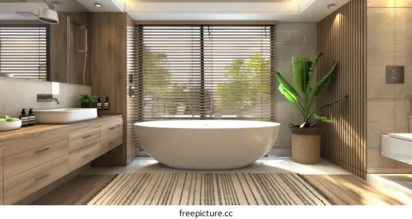 Modern Luxurious Bathroom Interior Design
