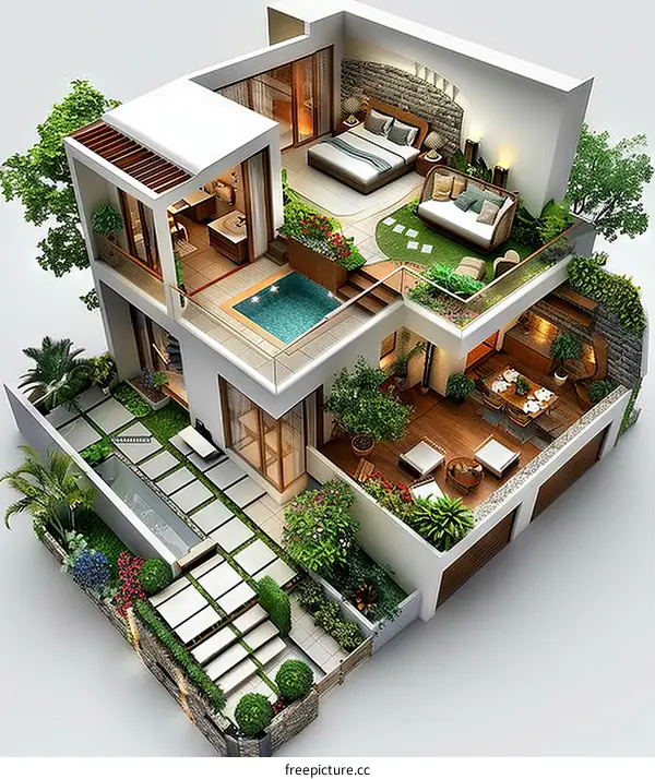 Luxurious Duplex House Interior Design