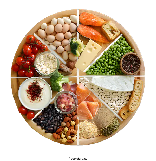 [Transparent Background PNG]Food Group Diet Plan Chart