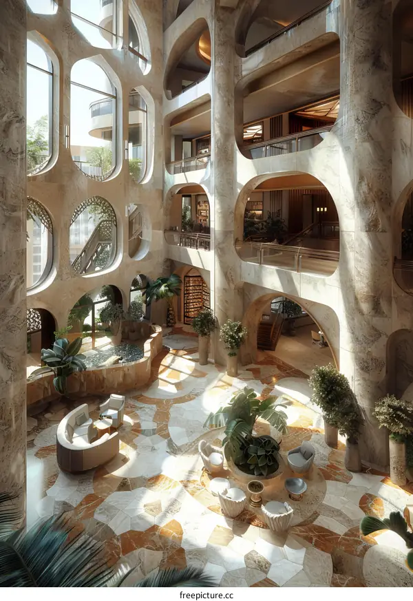 Modern Architectural Interior Design with Natural Light