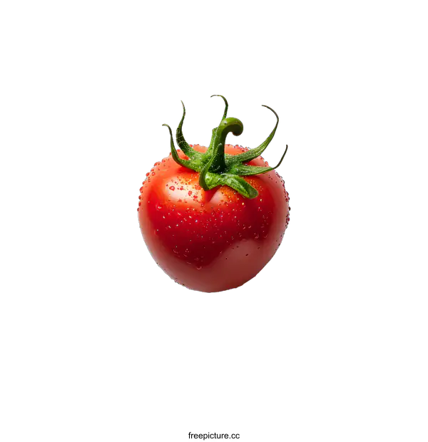 [Transparent Background PNG]Single tomato on white background