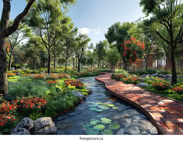 Landscape design renderings