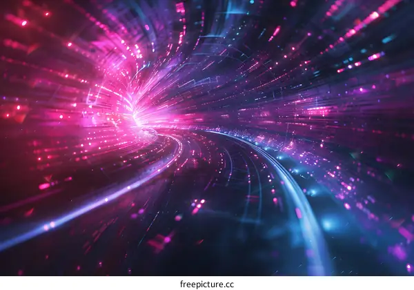 Abstract Futuristic Technology Background