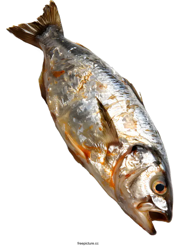 [Transparent Background PNG]Grilled Fish on White Background