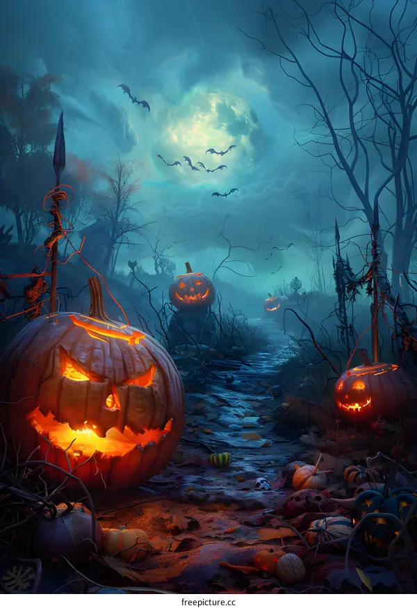 Halloween Pumpkin Jack-o-lantern