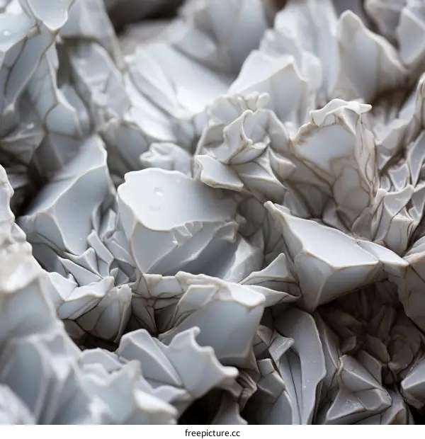 3D Rendering of Crushed Eggshells
