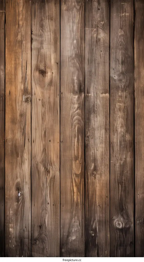 Old wooden fence planks background