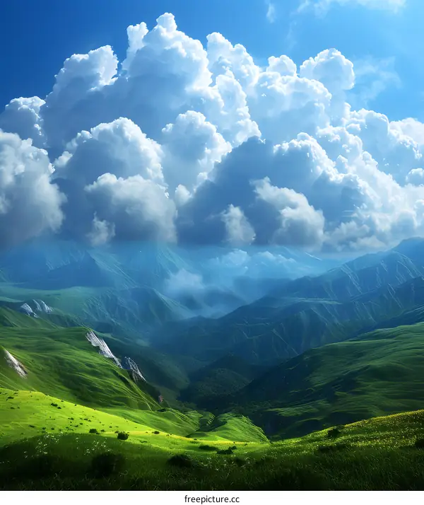 The majestic mountain scenery