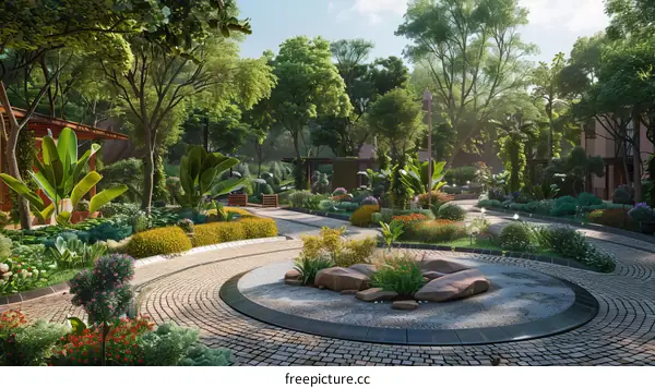 Escape to Paradise: A Serene Sanctuary in Lush Tropical Gardens