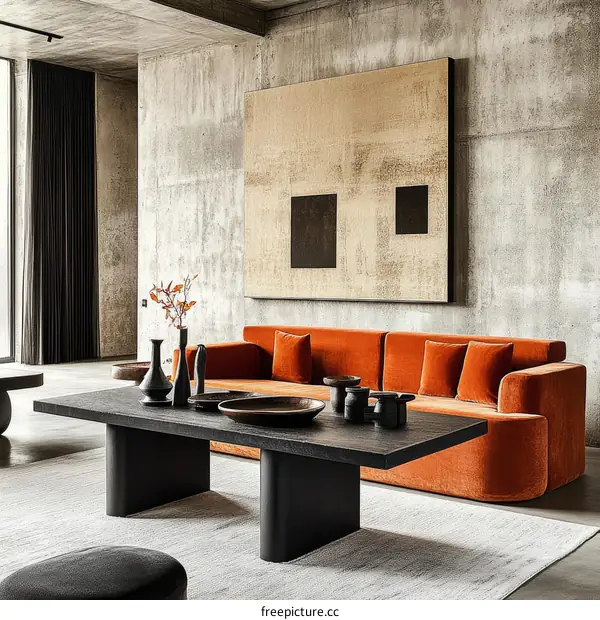 Modern Minimalist Living Room Interior Design