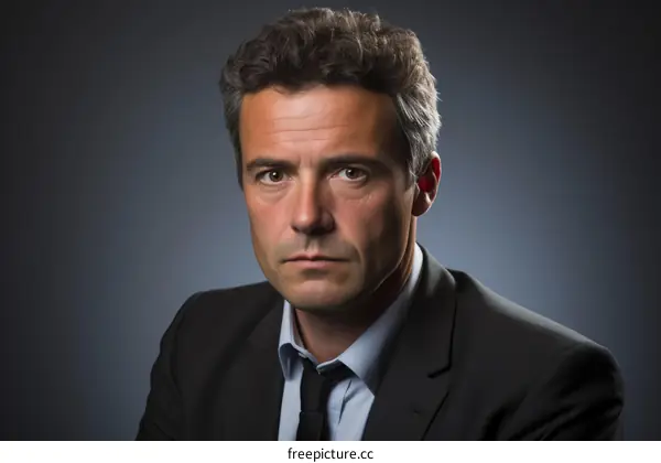 Headshot of a man in a suit and tie