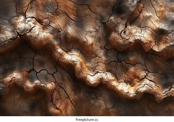 gnarled tree bark texture