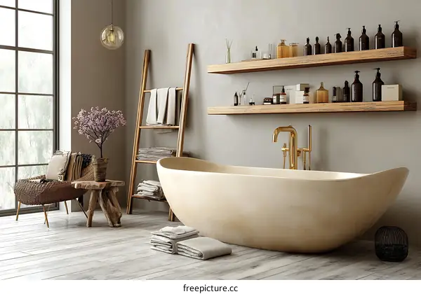 Modern Spa Bathroom Interior Design