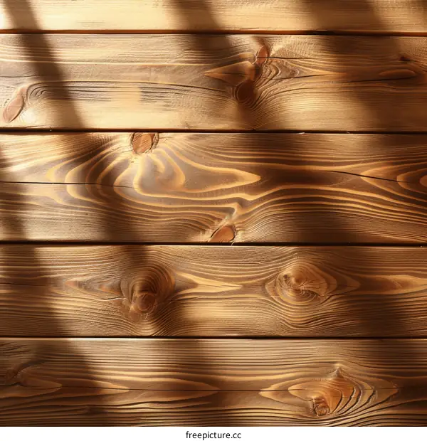 Weathered Brown Wooden Fence Panels with Knots