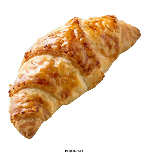 [Transparent Background PNG]Single croissant