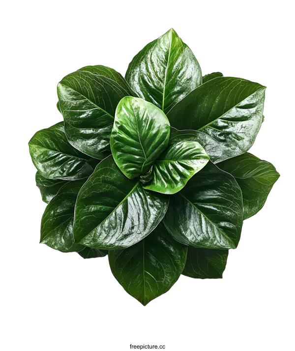 [Transparent Background PNG]Green Leaves on White Background