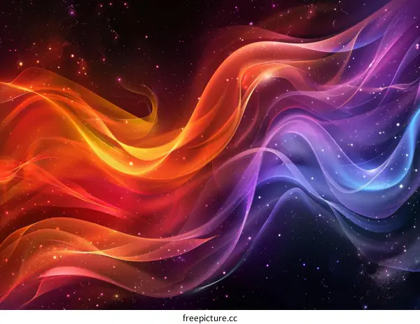 Colorful Nebula in the Cosmos