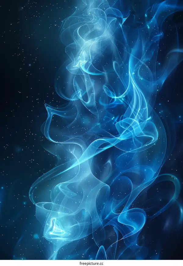 Abstract Flaring Nebula Maze