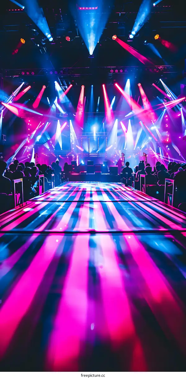 Stage Lights In Concert Hall