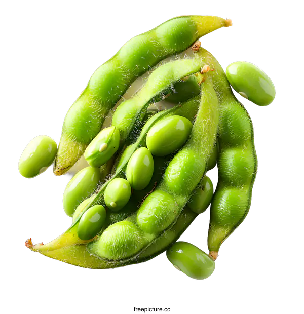 [Transparent Background PNG]Green soybeans