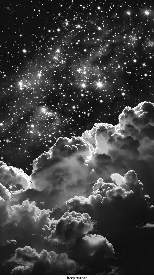 Starry Night Cloudscape