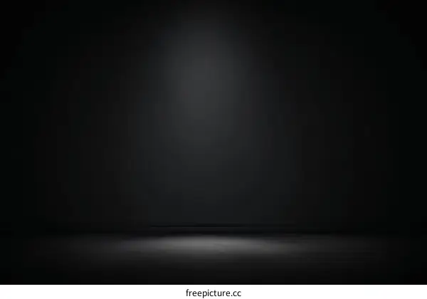 Empty Dark Studio Spotlight Background