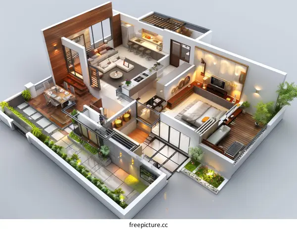 Modern House Floor Plan Design
