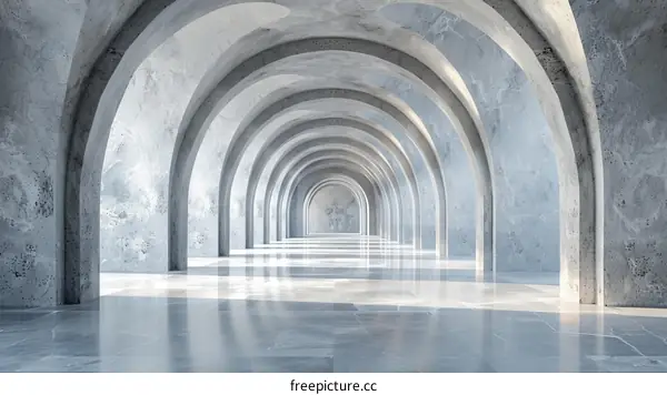 Modern Architectural Concrete Archways