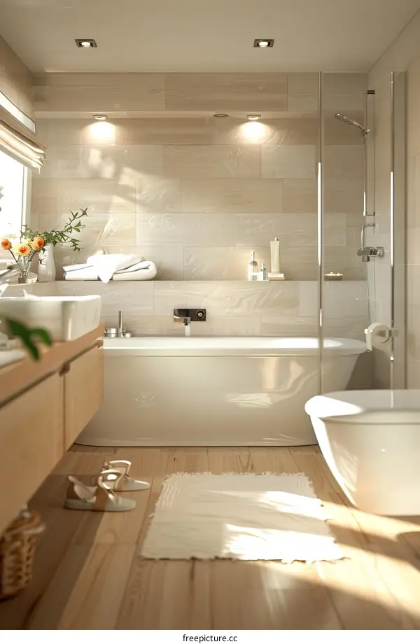 Modern Minimalist Bathroom Interior Design