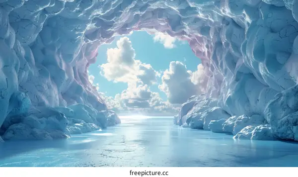 Ice Cave with Skylight
