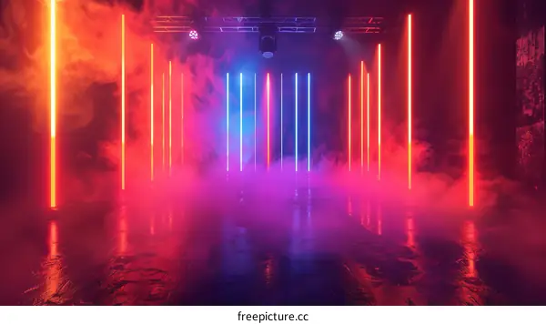 Neon Lights, Smoke, and a Dance Floor
