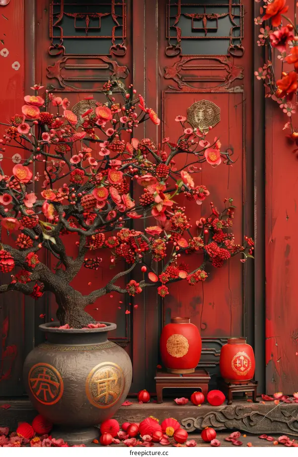 Chinese Knots and Lanterns for Lunar New Year