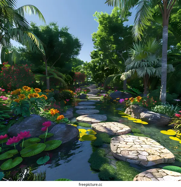 Exquisite Tropical Garden