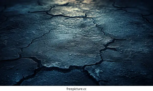 Cracked earth texture background